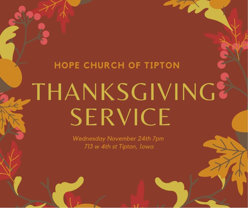 Hope church of Tipton 2021-thanksgiving